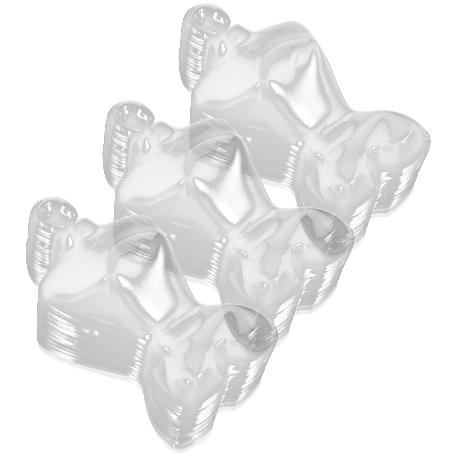 

100 Pcs Transparent Coat Hanger Clothing Hangers Accessory Mini Wardrobe Organizer Plastic Dress Mannequin Garment