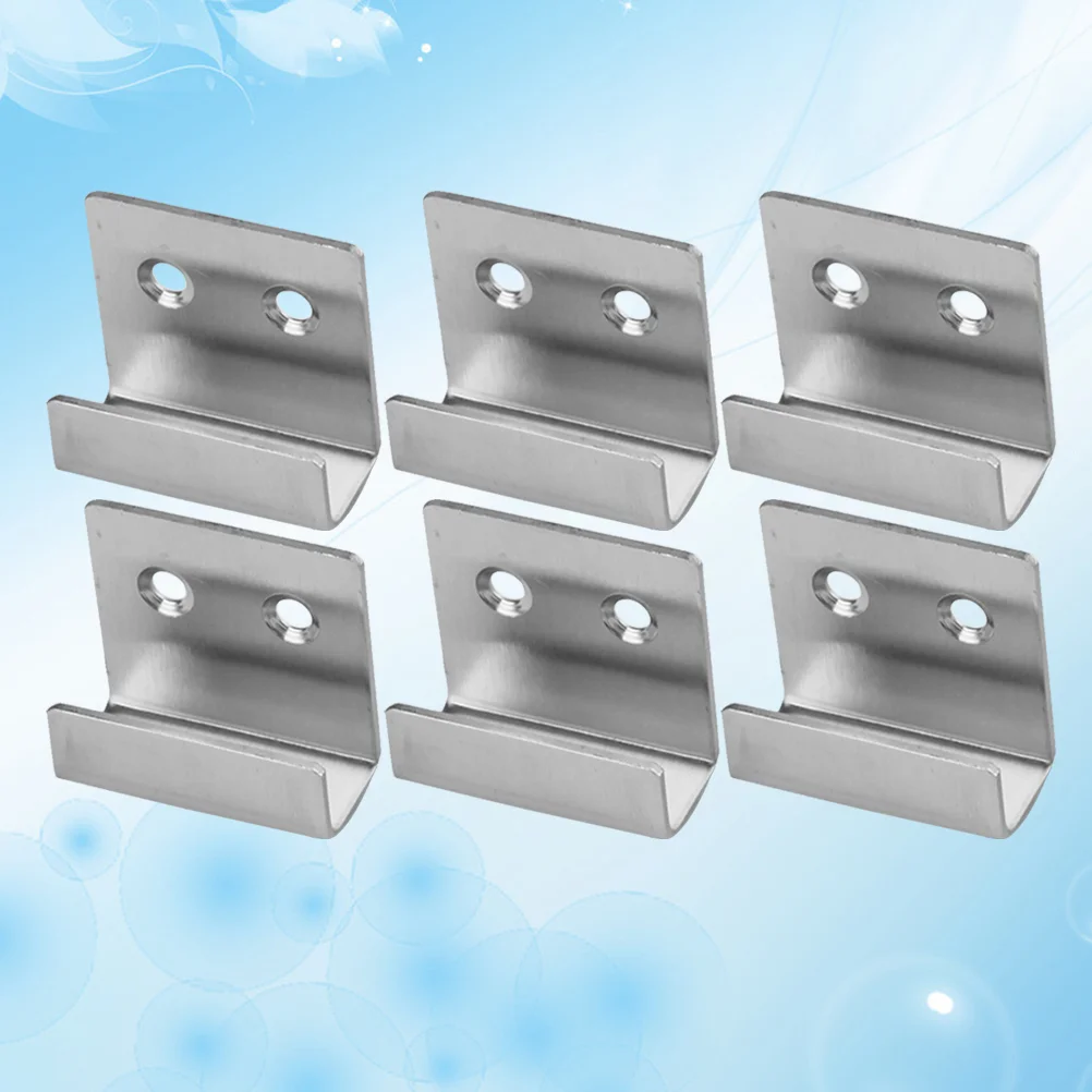 6 PCS Hanging Picture Painting Mirror Hooks Stainless Steel Interlocking Hangers Photo Frame Hooks with 12 Screws and 12 Sticks