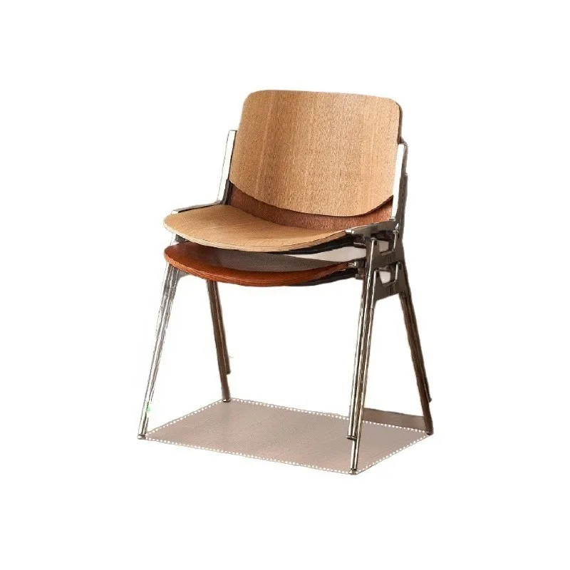 Medieval style home dining chair designer stackable back chair dining table Internet celebrity negotiation
