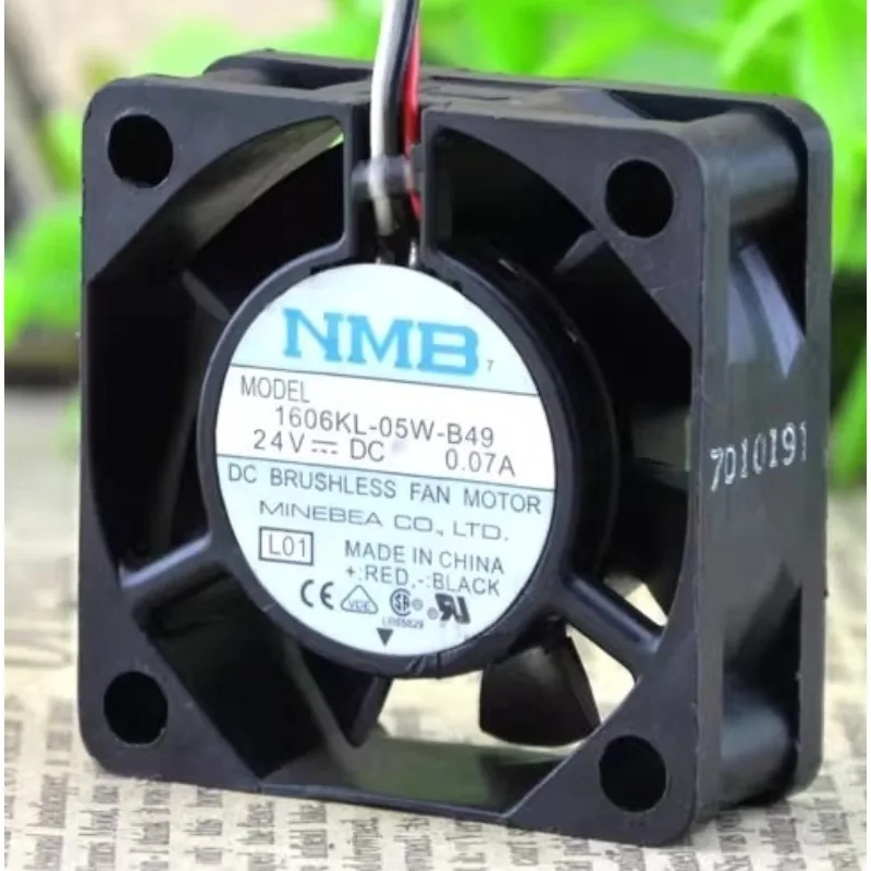 New Cooler Fan for NMB NMB 1606KL-05W-B49 4015 24V 0.07A 4CM Dual Ball 3-wire Variable Frequency Fan 40 * 40 * 15mm
