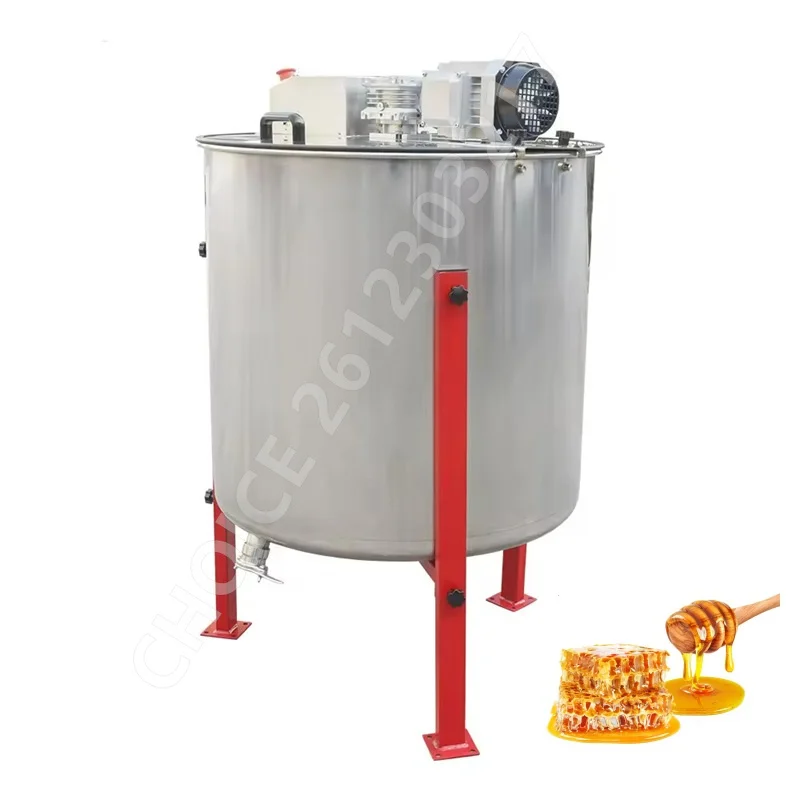 

Electrical 8-12 Frames Reversible Honey Extractor Stainless Steel Beekeeping Equipment Reversible Radial Honey Processing Maker