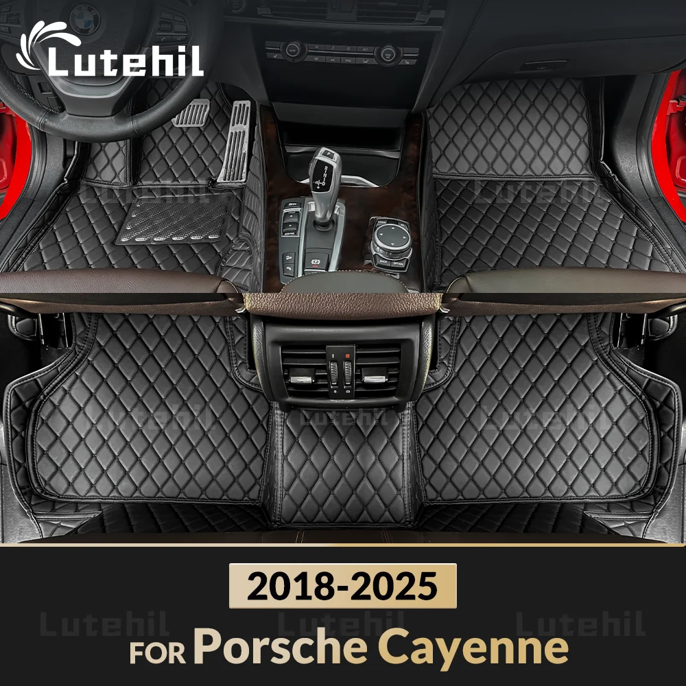 

Автомобильные коврики для Porsche Cayenne 2018-2025 2024 2023 2022 2021 2020 2019, автомобильный коврик на заказ, аксессуары для интерьера