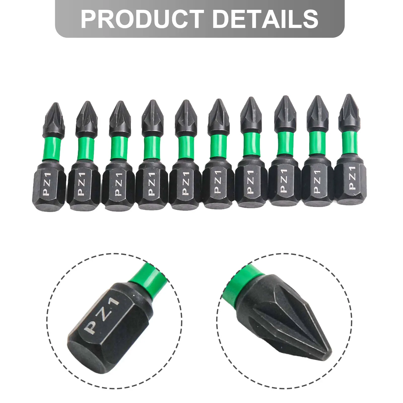 Compiti di cacciaviti Punte in acciaio legato Punte per cacciavite da 25 mm Set versatile Efficienza migliorata Acciaio legato di alta qualità