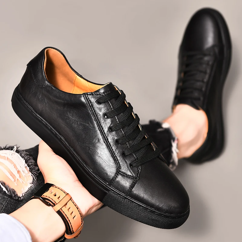 

2020 Men Dress Shoes Fashion Business Casual Shoes British Style Big Size 47 Party Wedding Footwear Men Formal Shoes