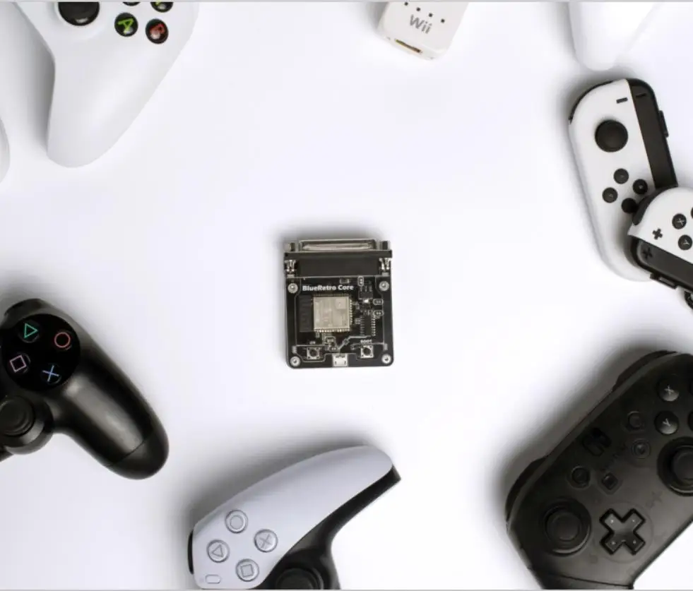 BlueRetro ل PS1 PS2 NGC N64 NES SNES تيار مستمر SS الجنرال الأساسية كابل محول أداة تحكم في الألعاب لاسلكية محول ل الرجعية وحدة التحكم