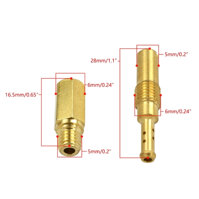 Jato piloto de jato principal ocioso jato lento para motocicletas de carburador PWK PE CVK 20 unidades/pacote