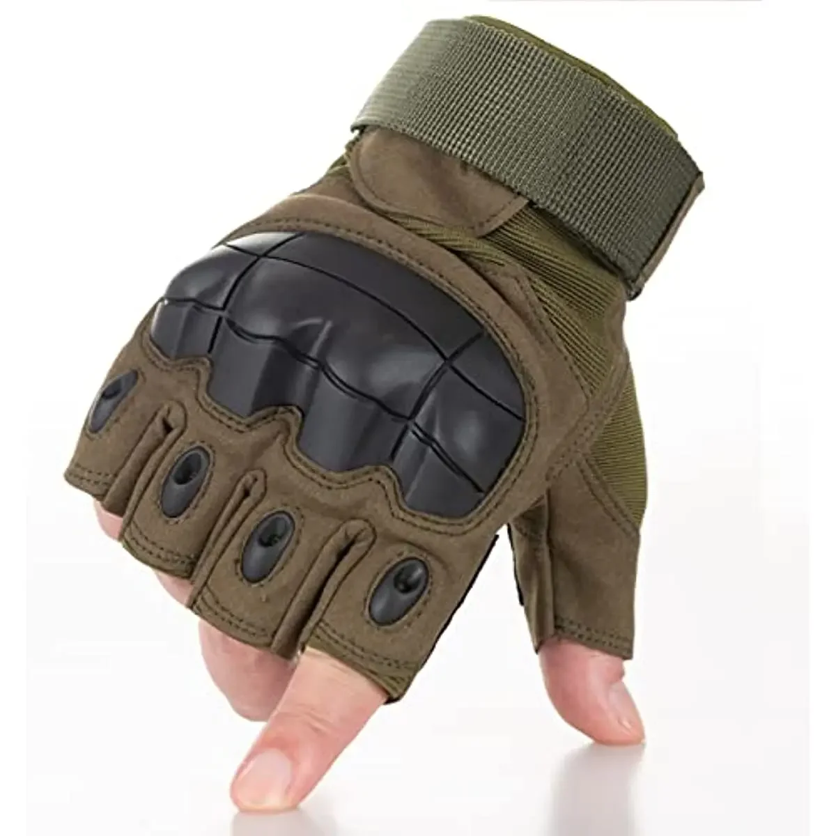 

Fingerless Gloves for Men Airsoft Shooting Outdoor Paintball Combat Savly Outdoor Indestructible Motorcycle Safe Working