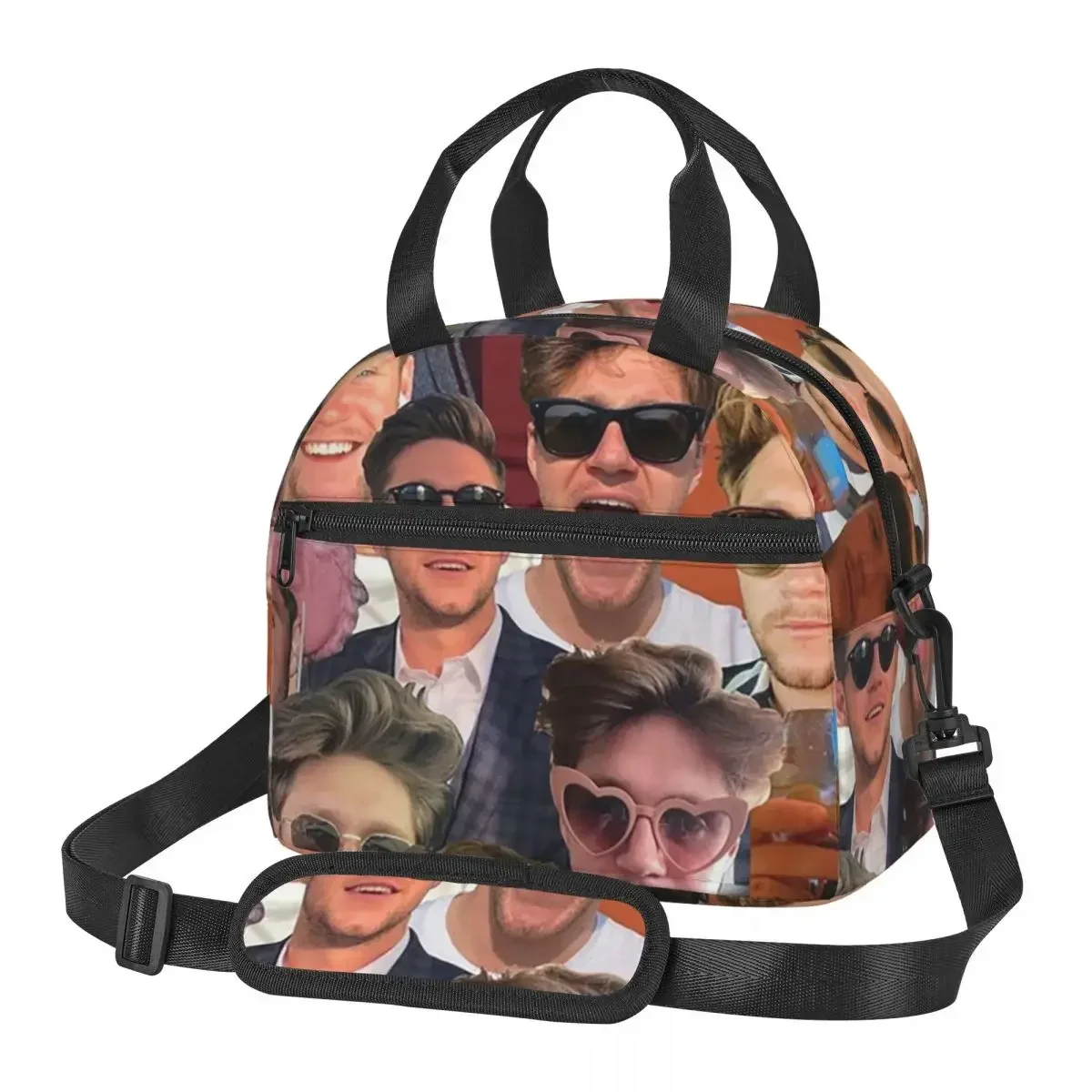 NiallHoran Photo Collage Insulated Lunch Bag for School Bento Storage Food Boxes Portable Cooler Thermal Lunch Box Tote