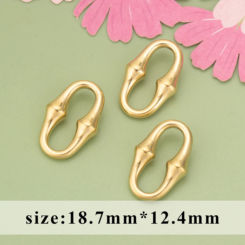 Assoonas, 4 Stück/Set, MD42, Schmuckzubehör, 316L-Edelstahl, nickelfrei, Anhänger, handgefertigt, Schmuckherstellung, DIY-Anhänger – Detail 3