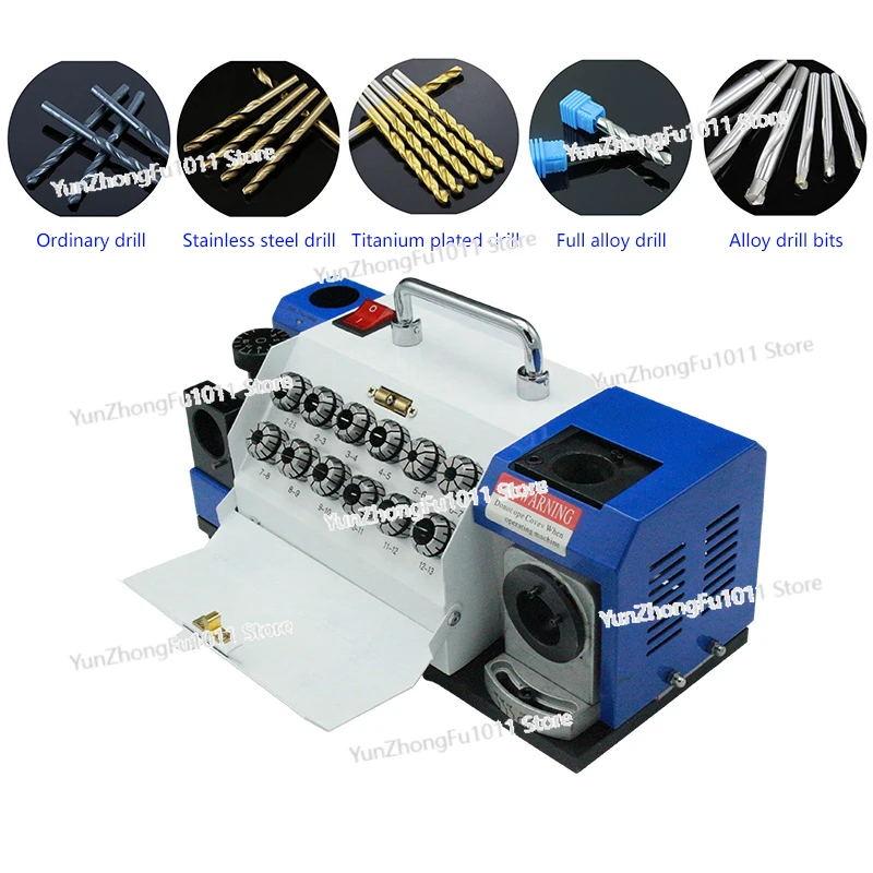 HY-13 Twist Drill Grinder Desktop Automatic Bit Small Knife Grinder Drill Special Tool Grinder 3-13MM