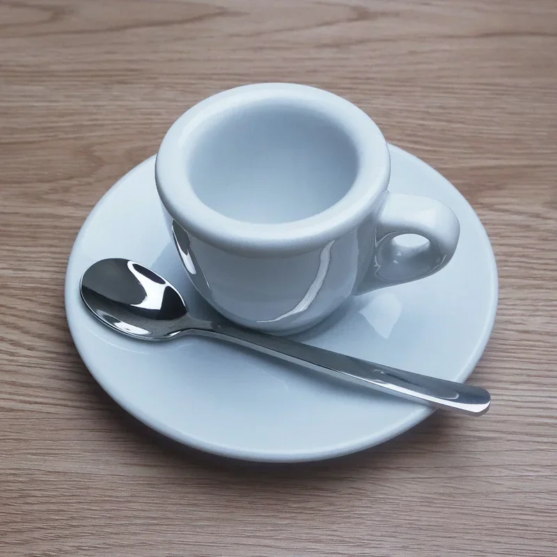 Nuova Point Classic Esp Espresso Cup And Saucer Set Professional Competitive Level Thicken Bone China Coffee Mugs And Plate Set