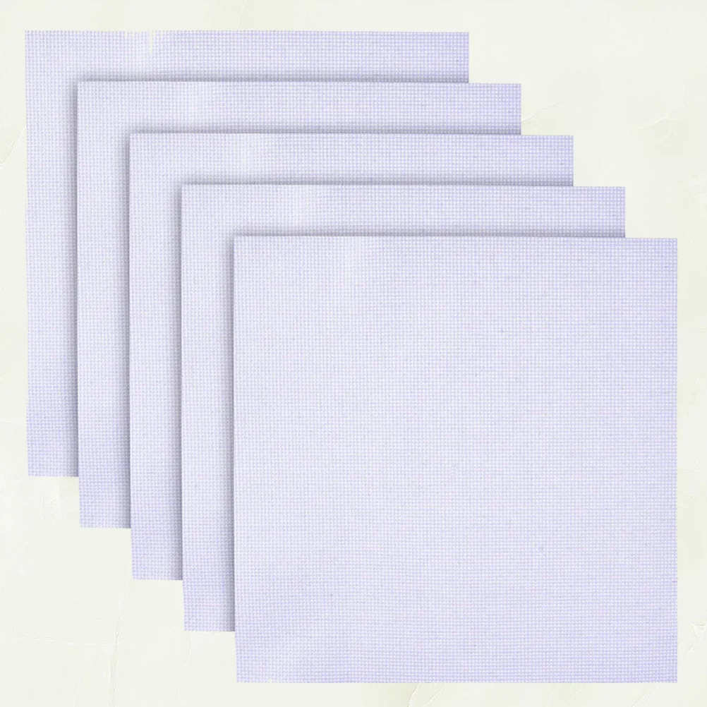 

10Pcs 11ct Cloth Cross-Stitch Fabric Exquisite Detail Suitable Common Size Enjoy Happy Funny Handmade Time with Families