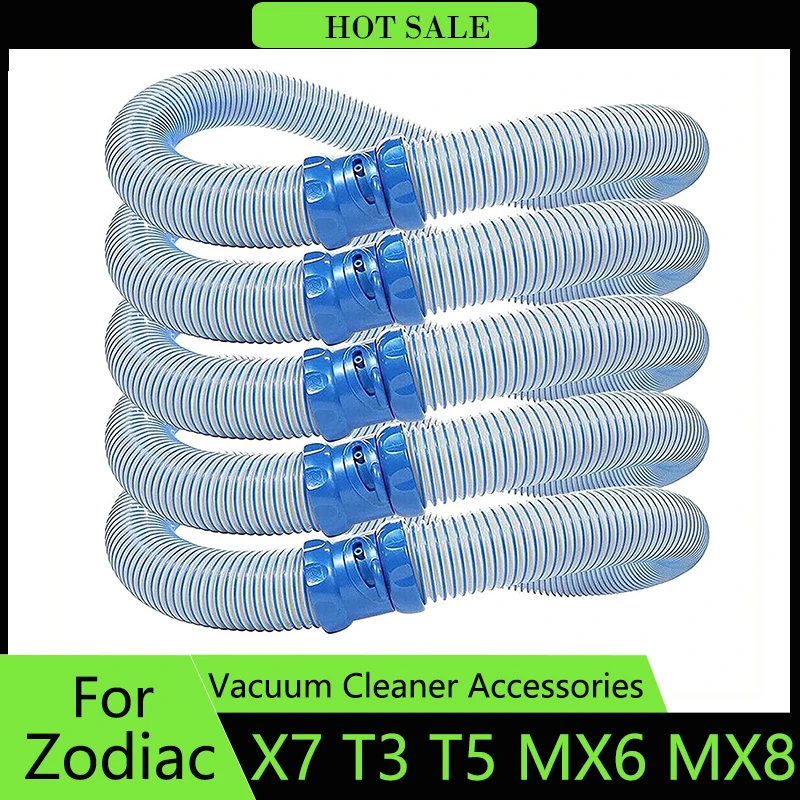 1/3/5pcs Inground Pool Cleaner Suction Pipe Replacement Rubber Pool Vacuum Cleaning Pipe Accessories for Zodiac X7 T3 T5 MX6 MX8