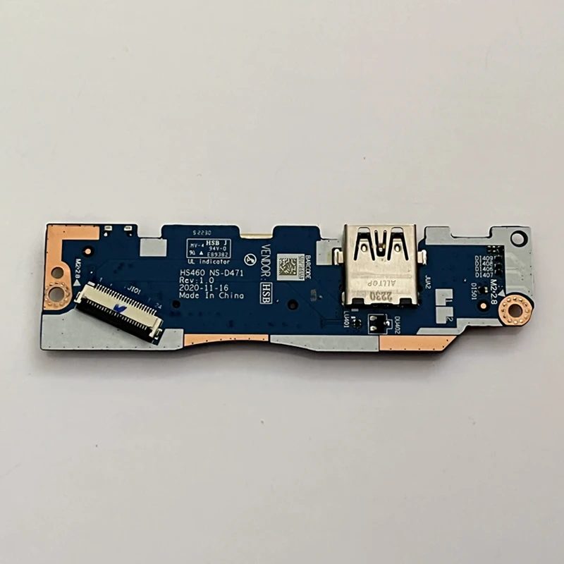 HS460 NS-D471 Used For Lenovo IdeaPad 14s 3 14ABA7 14SALC USB Switch Board High Quality 100% Tested Replacement Parts Fast Ship