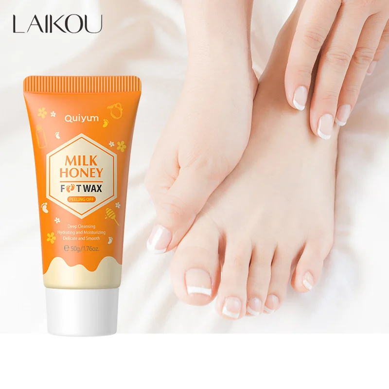 

LAIKOU Foot Mask Moisturizing Lock Water Repair Wax Film Whitening Exfoliate Callus Removal Anti Aging Skin Care Beauty 50g