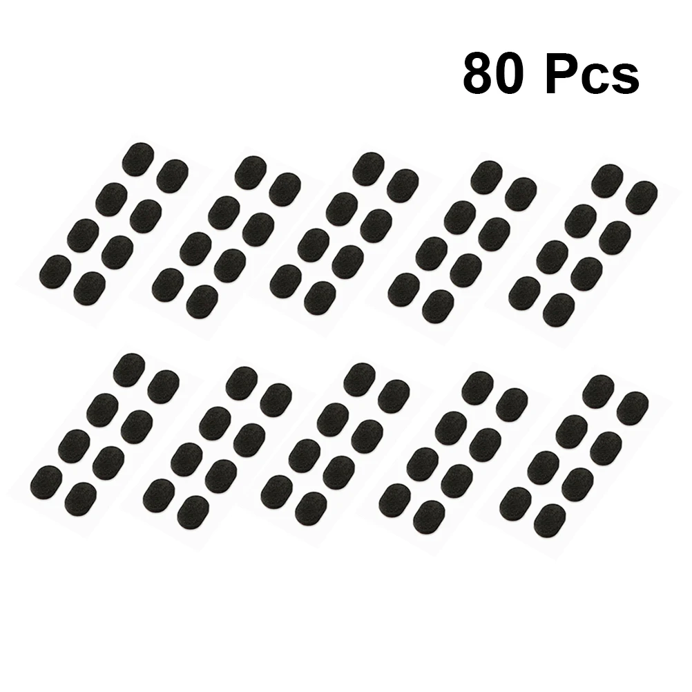 

10pcs 1.5Mm Black Sponge Non-Slip Lift For Eyeglasses Sunglasses Sponge Nose Pads For Glasses Non-Slip Nose Pads