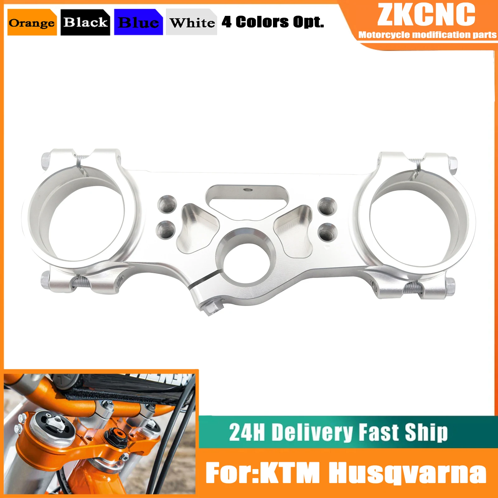 

Motorcycle Steering Lever Front Fork Connected Aluminum Block For Husqvarna FC FX TX TC TE FE For KTM EXC EXCF XCW XCF-W XW-F XC