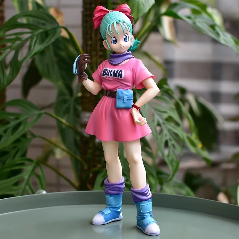 Dragon Ball Z Figures Glitter & Glamours Bulma Action Figure PVC Anime Model 26cm Tenkaichi Budokai Bulma Ornaments Toys Gifts