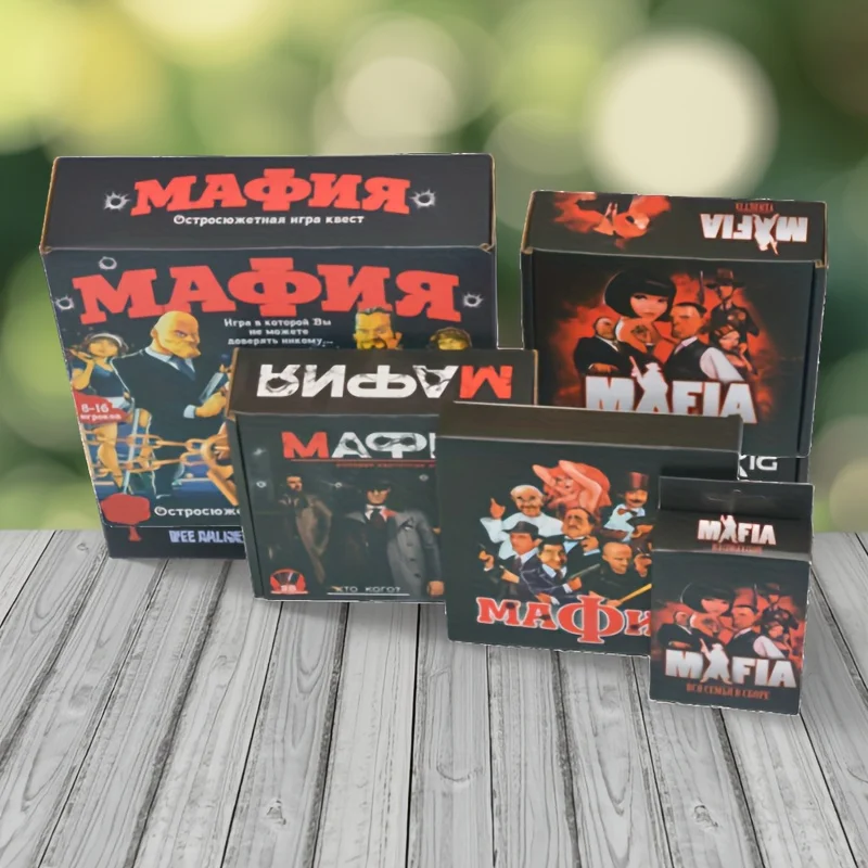 

Мафия collection, card game, interactive board game, perfect for fun with family and friends, game gift! Festival gifts (with sl