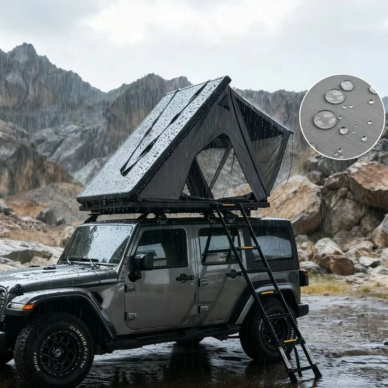 High Quality L3 Light Weight Aluminum Pop Up Hard Shell Rooftop Tent For Camping VehiclesHigh Quality L3 Light Weight Aluminum P