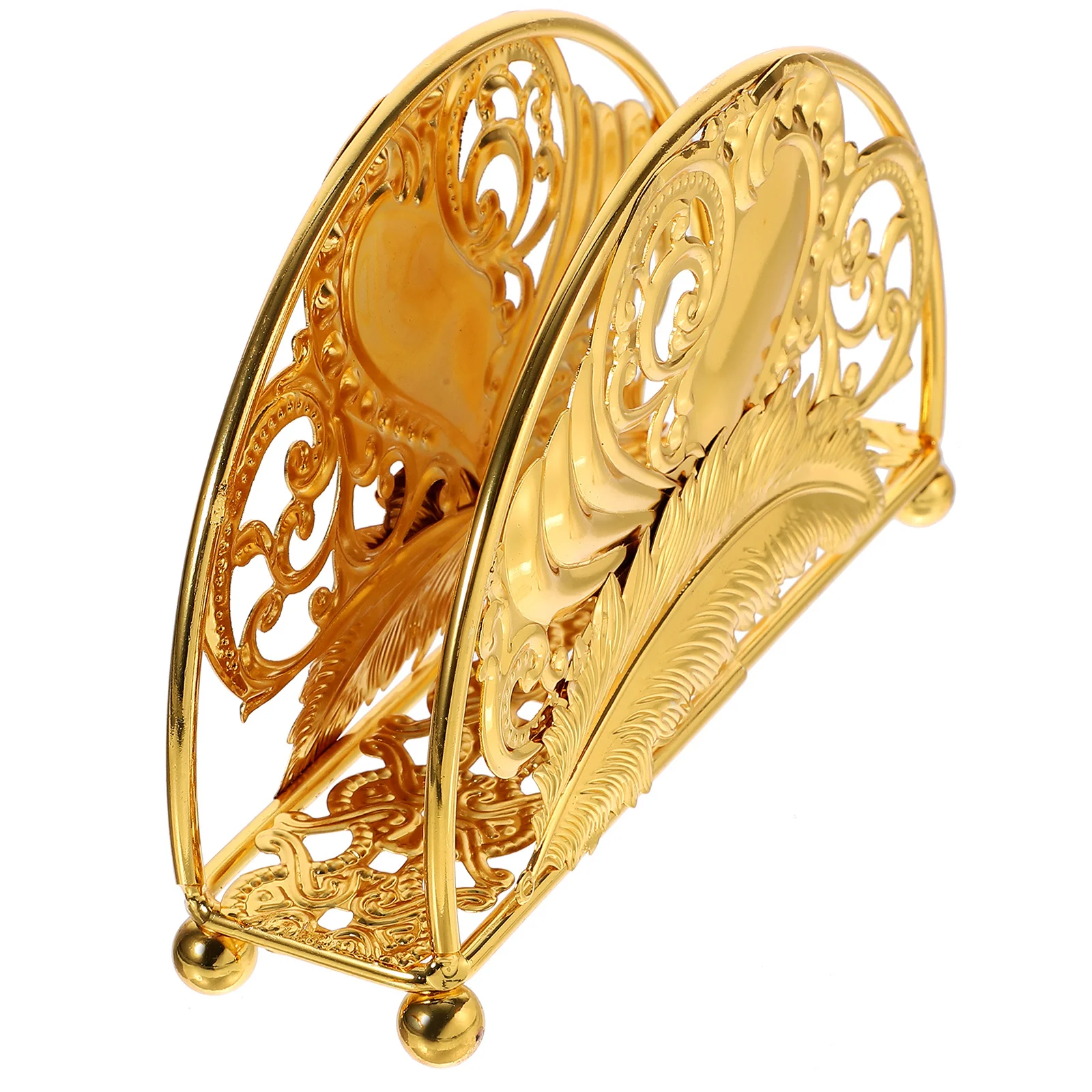 

Vertical Napkin Holder Metal European Style Stand For Kitchen Dining Room Countertop Napkin Storage Rack Freestanding