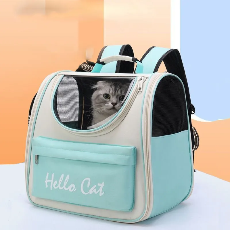 

2026 New Pet Portable Cat Bag Creative Pet Dog Bag Pet Backpack Travel Large Capacity Pet Backpack Pet Accesorios LJ499