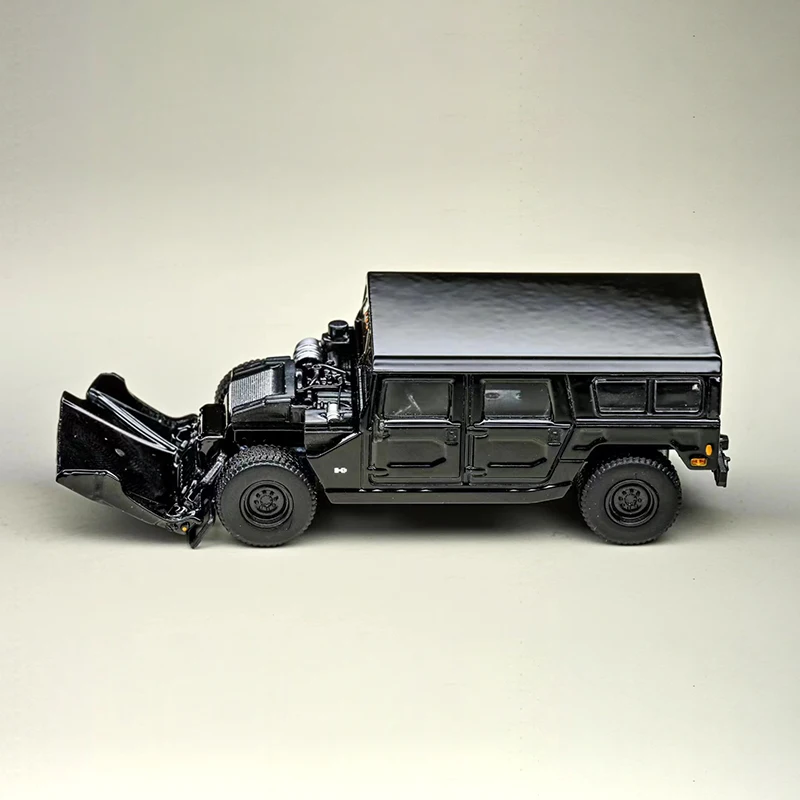 1:64 scala Hummer H1 fuoristrada modello di auto in lega giocattolo pressofuso ornamento da collezione Souvenir giocattoli auto