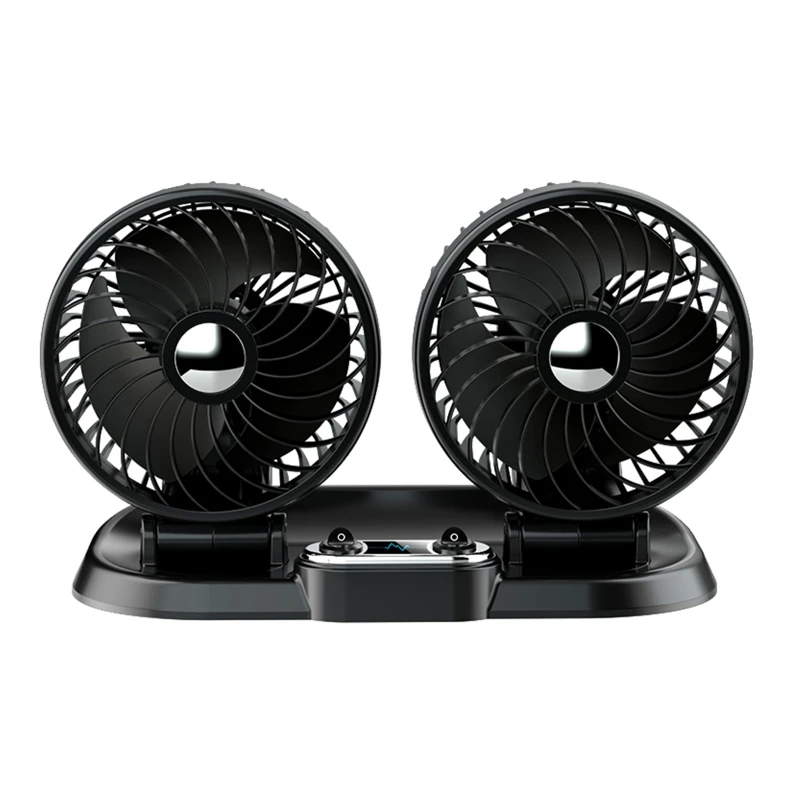 

Vehicle Fan/Auto Car Truck 360° Rotation USB 5V Cigarette-Lighter 12V/ 24V Car Fan Dashboard Fan for Outdoor Activities