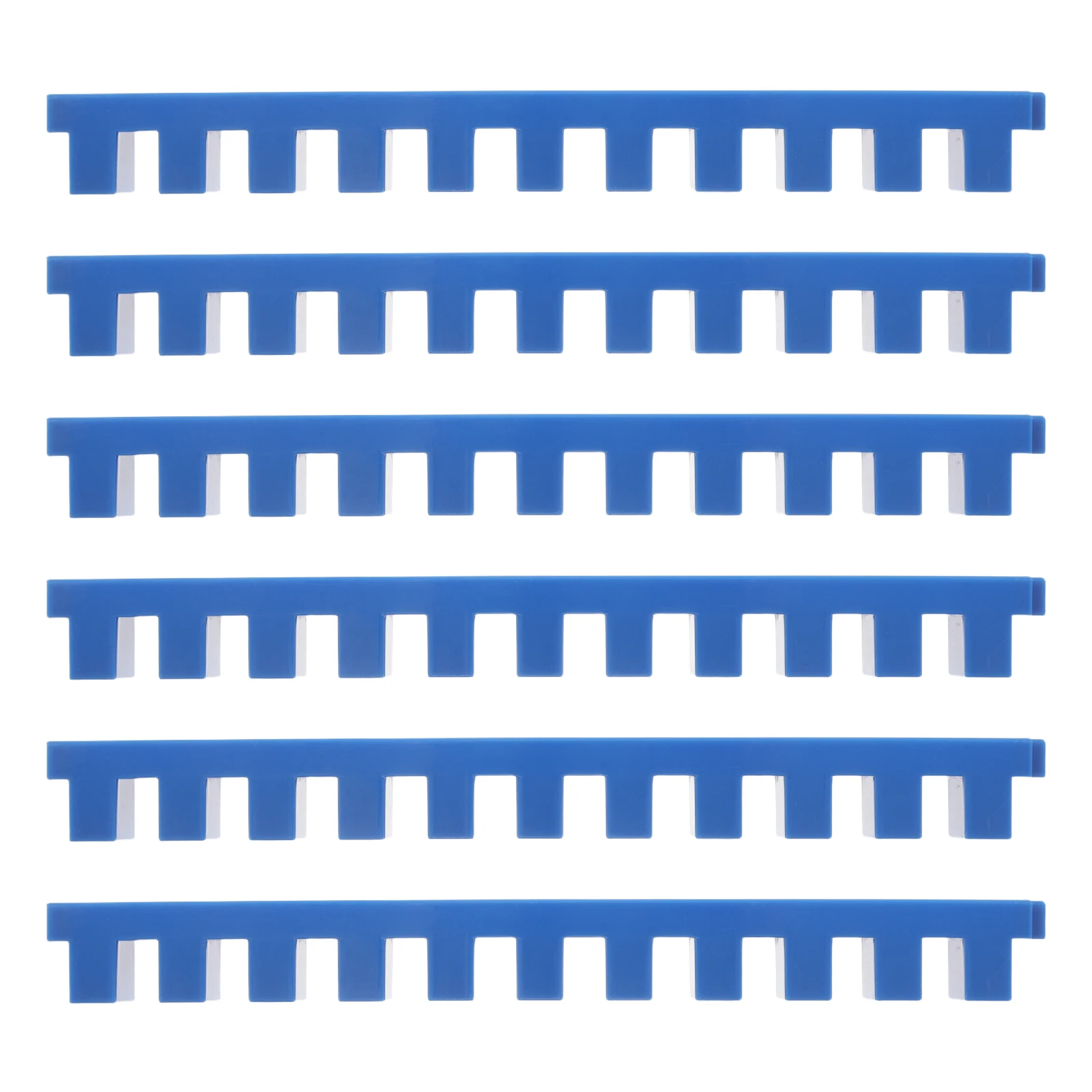 6-delige Domino Racking Tool: Kleurrijke bouwconnectorstukken voor stapelopdrachten voor kinderen, compatibel met de meeste