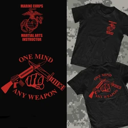 US Marine Corps Martial Arts Instructor T Shirt. Short Sleeve 100% Cotton Casual T-shirts Loose Top Size S-3XL