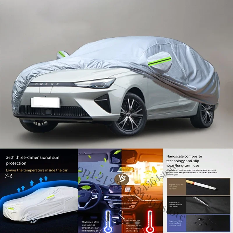 

For fit Roewe EI5 Outdoor Protection Full Car Covers Snow Cover Sunshade Waterproof Dustproof Exterior Car cover protection