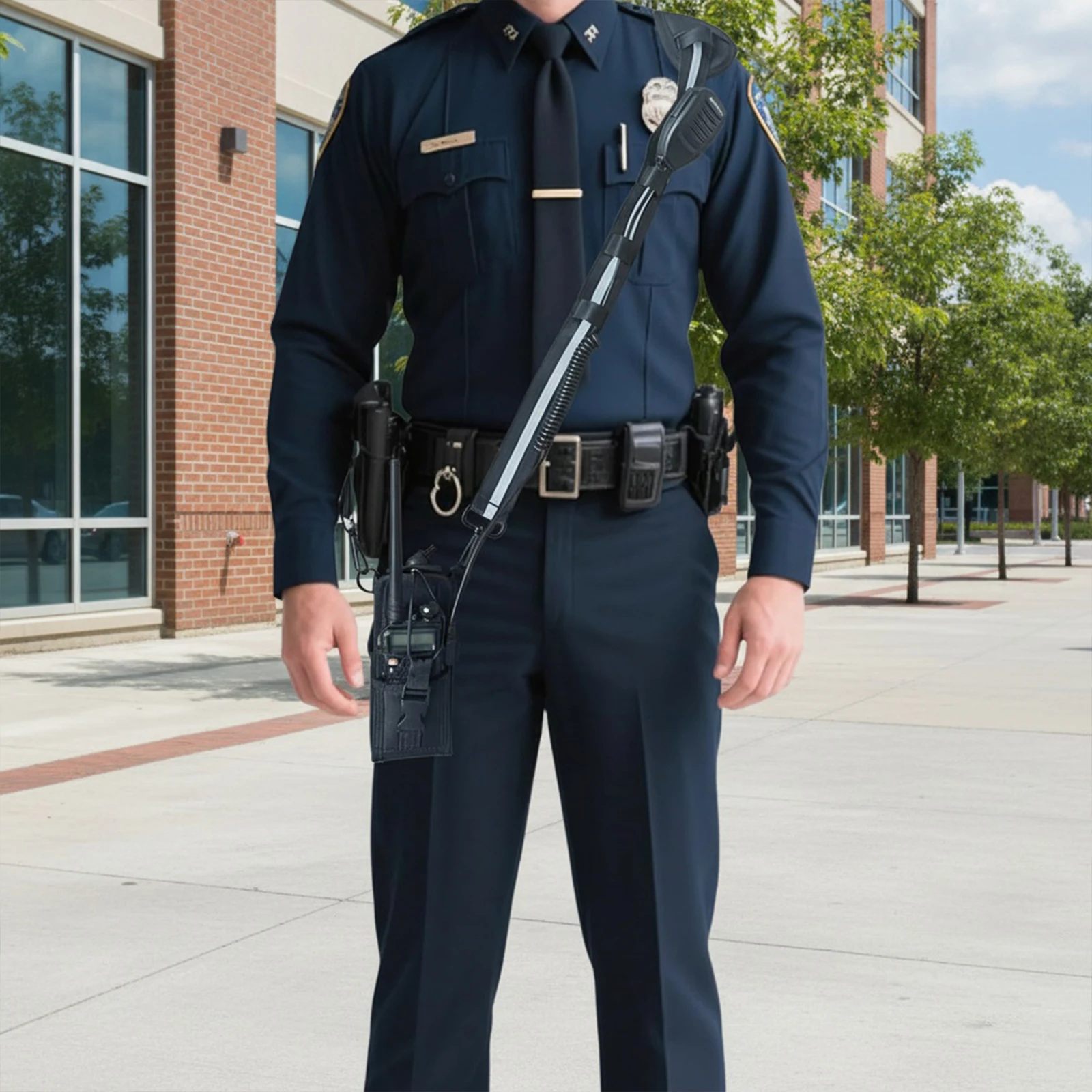 duty-belt-holder-anti-sway-design-walkie-talkie-holster-featuring-3m-reflective-strips-for-ems-emt-fire-polices