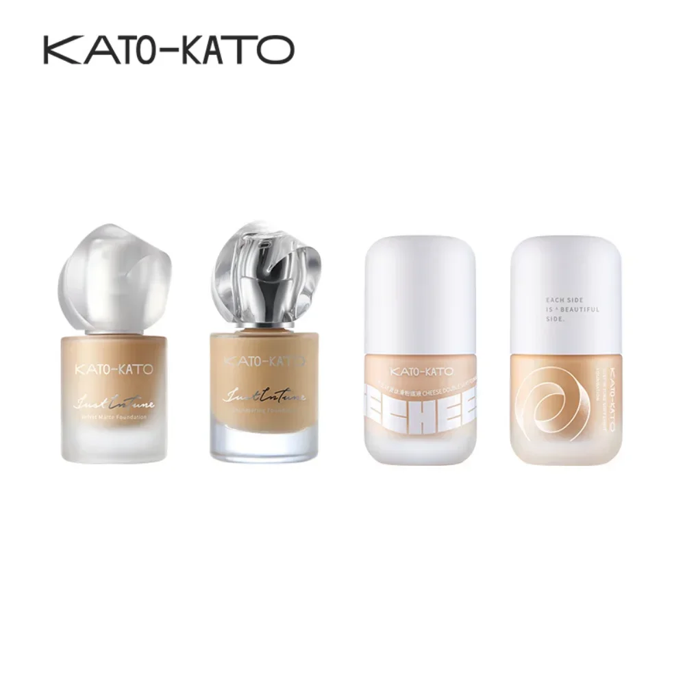 

KATO Velvet Matte Foundation Concealer Moisturizing Clear Long-lasting Oil-control Invisible Pores Waterproof Makeup Cosmetics