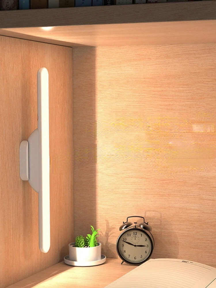 Eye Protection Lamp LED Rechargeable USB Rechargeable Learning Artifact Long Tube Adsorption Dormitory Lamp Lighting Night Lamp