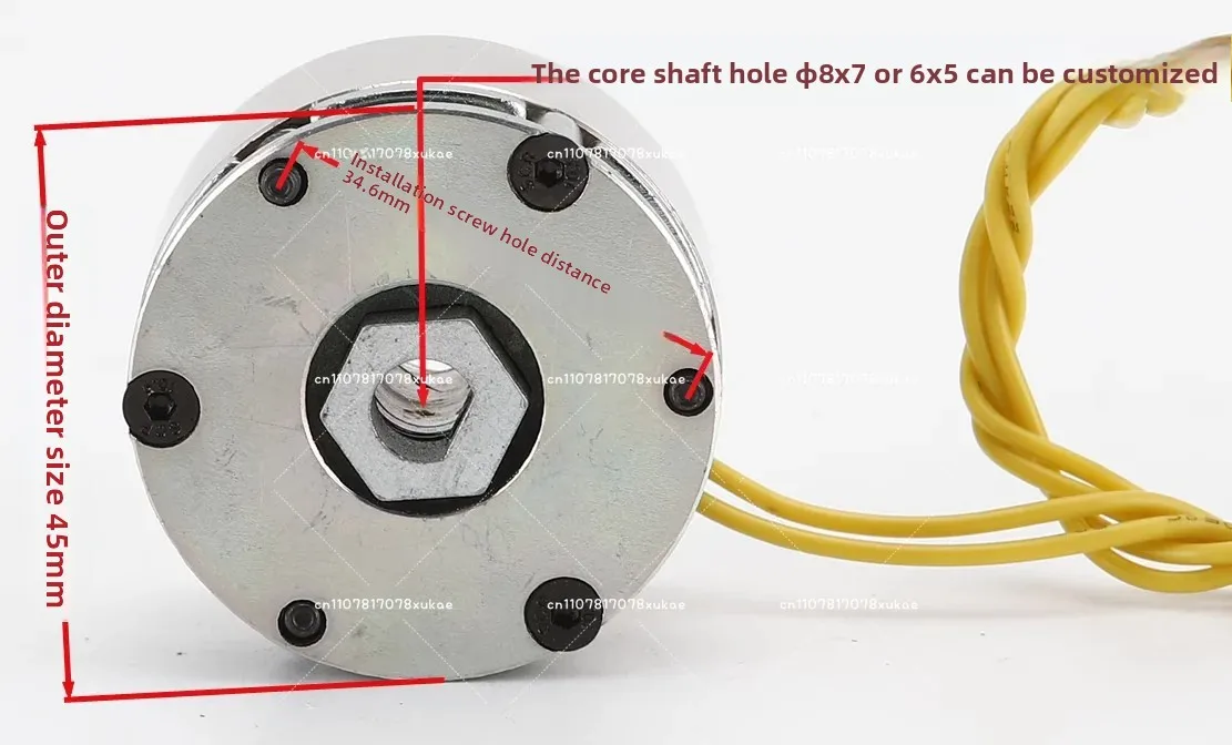DC Micro Power-off Electromagnetic Brake DC 12v 24v Brake Mechanical Motor Power-off Brake