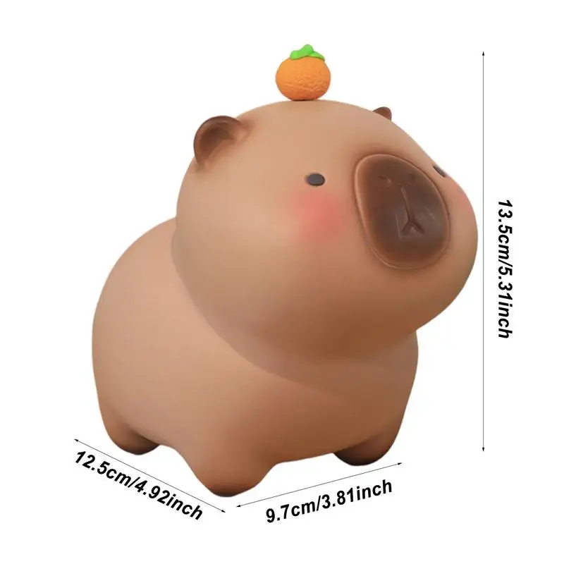 Cute Capybara Cartoon Coin Bank, Jarra De Dinheiro Em Forma De Animal, Caixa De Dinheiro Decorativa, Salvando