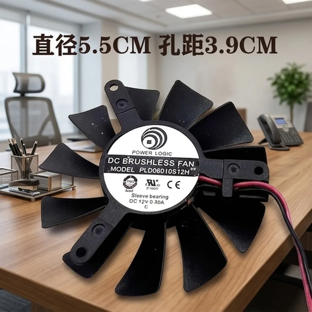 

For POWER LOGIC PLD06010S12H DC12V 0.30A 2-Wire Silent Cooling Fan