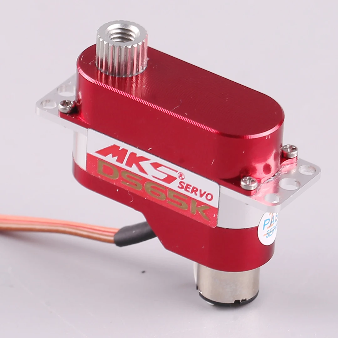 MKS DS65K Lichtgewicht Servo Holle Cup CNC Metalen Tand Motor 6.5g voor DLG Zweefvliegtuig 2.2KG Stuurinrichting Vliegtuigen model Accessoires