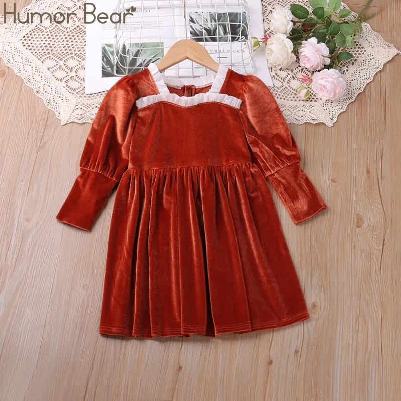 vestido-casual-para-meninas-humor-bear-com-mangas-lanternas-solidas-de-primavera-e-outono-estilo-europeu-e-americano-2-6-anos