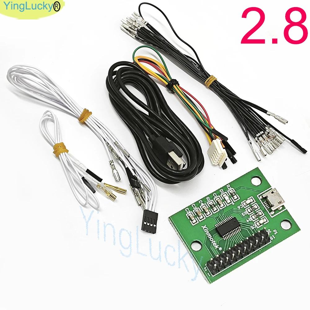 XINMOTEK XM-10/08 PS3/PC/Raspberry Pi/Android Micro USB Board Arcade Null Verzögerung Spiel Joystick taste Controller Mit Kabel – Detail 6