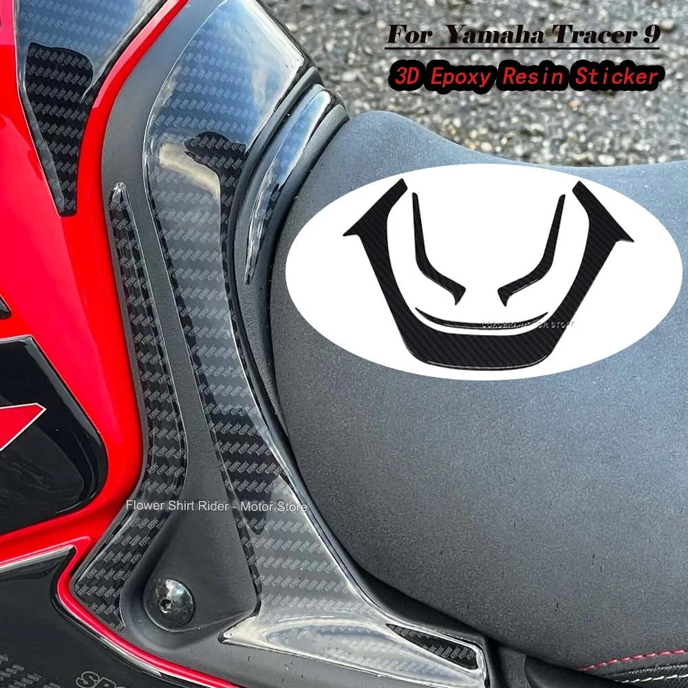 

For Yamaha Tracer 9 2022 2023- 3D Epoxy Resin Sticker Waterproof Scratch Resistant Motorcycle Blower Saddle Protection Decal