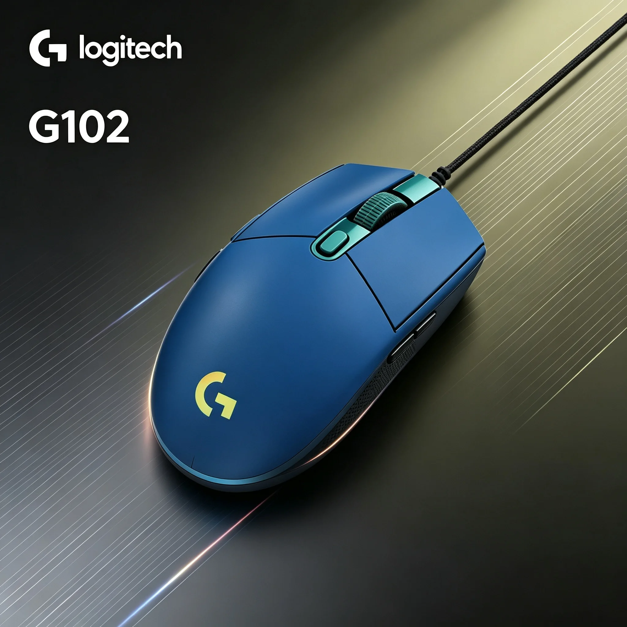 Logitech G102 RGB Wired Game Mouse 6 Programmable Keys For CSGO PUBG LOL League of Legends Valorant Gaming Player
