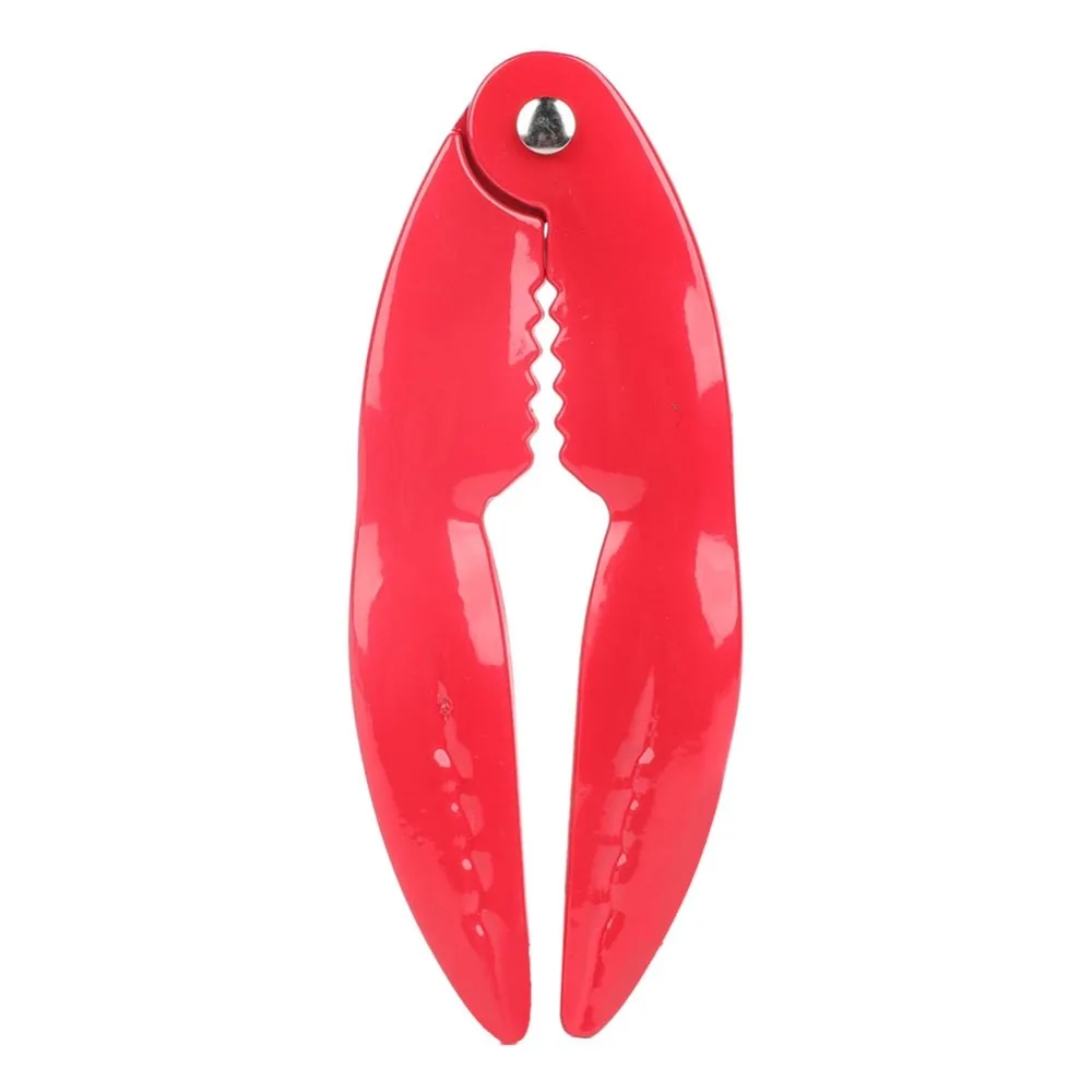 Kitchen Tool Stainless Steel Seafood Clip Red Heavy-Duty Crab Pliers Easy Grip Professional-Grade Lobster Cracker Home Kitche