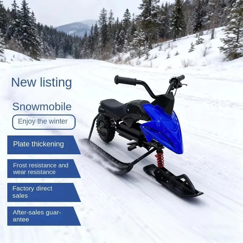 Snowmobile, 36V two-track all-terrain vehicle, adult use, commercial use