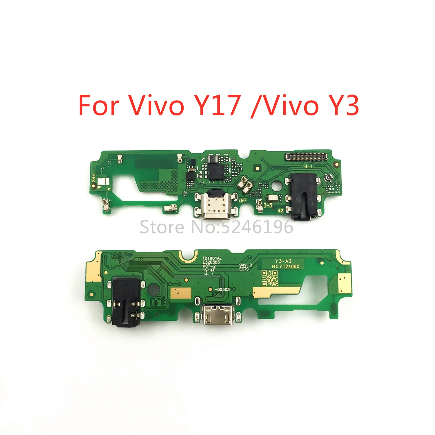 

1 шт. USB-порт для зарядки, базовый разъем для зарядного устройства, микрофон для Vivo Y17, высокая конфигурация (4G + 64G), замена детали.