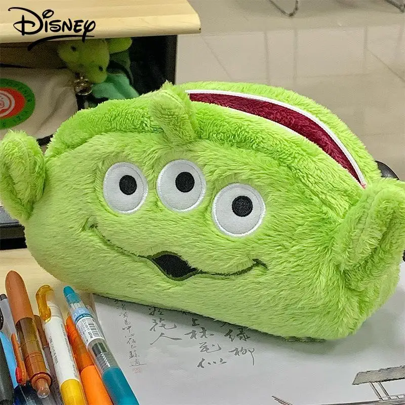 Lotso Stationery Bag Kawaii Disney Cute Anime Alien Kids Toys Positive and Reverse Different Style Students Stationery Bag Gifts