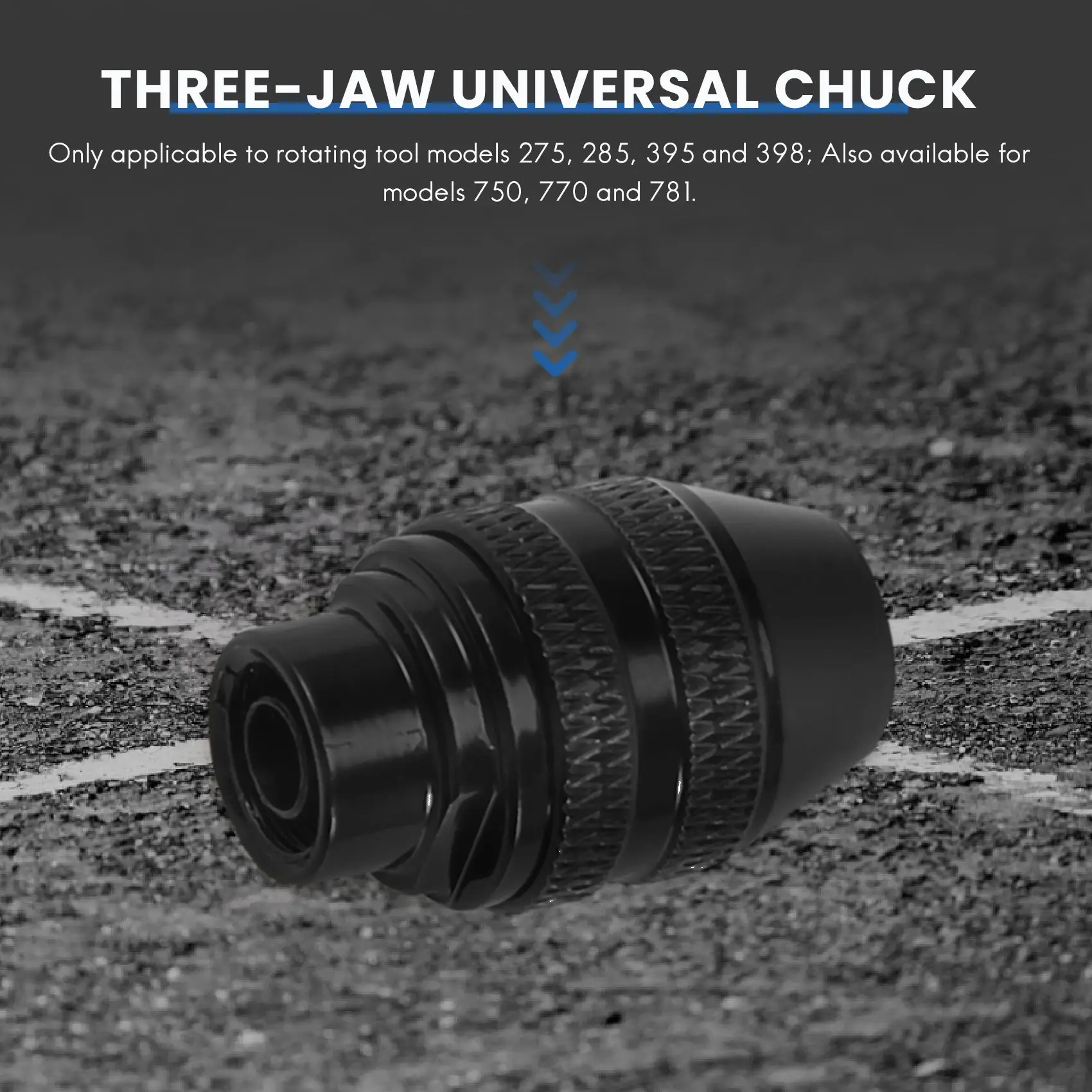 Universal Multi Quick Change Keyless Chuck, Substituição para 4486 Rotary Tools, 3000, 4000, 7700, 8200, 3pcs