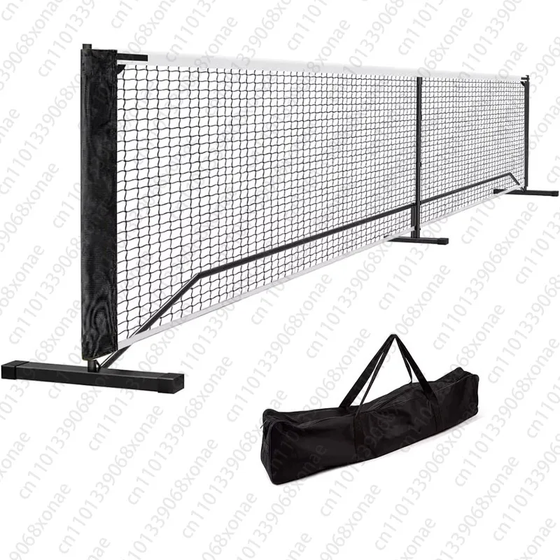 

Sturdy Metal Frame Pickle Net Is Suitable for Outdoor Indoor Driveways for Easy Setup with Training Kit