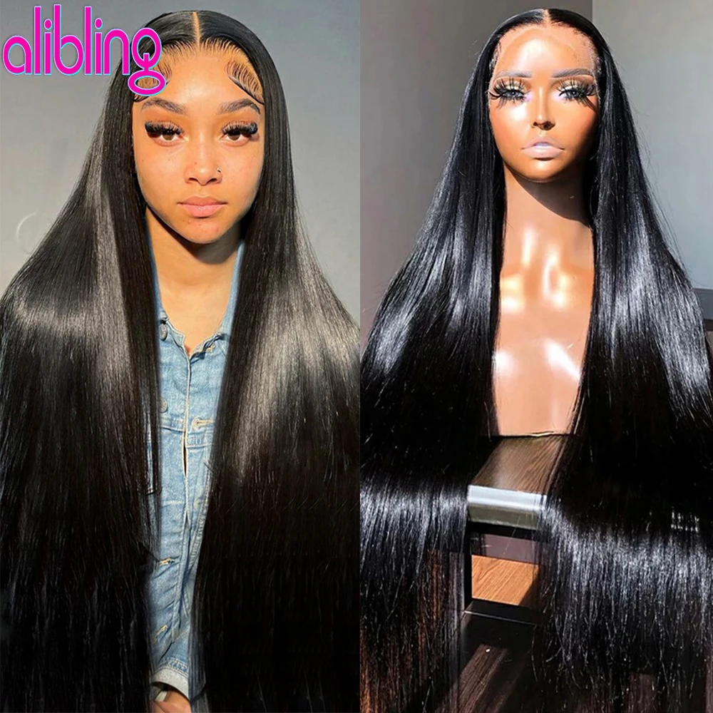 360 Lace Wig Human Hair 13x4 Bone Straight Lace Wigs on Sale Clearance 13x6 Brazilian Transparent Lace Front Wig Pre Plucked