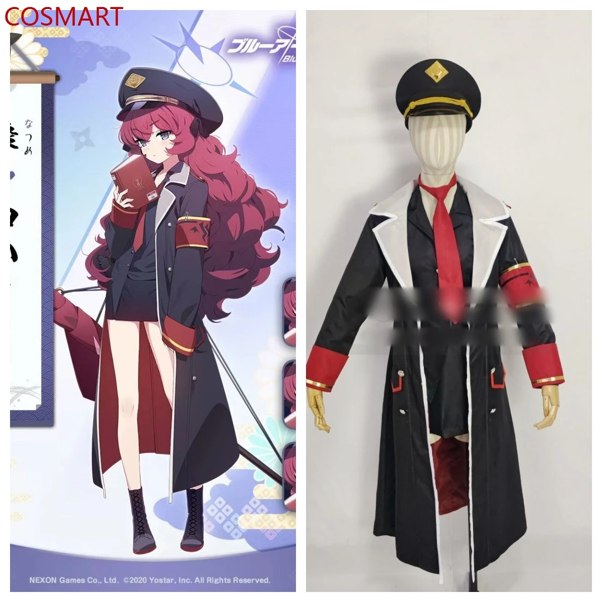 

COSMART Blue Archive Natsume Iroha Uniform Cosplay Costume Cos Game Anime Party Uniform Hallowen Play Role Clothes Clothing